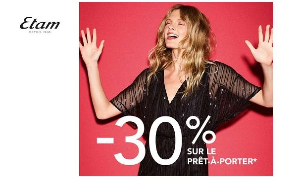 Tout Le Prêt à Porter Etam à Moins 30%