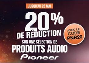 code promo -20% sur les Pioneer 