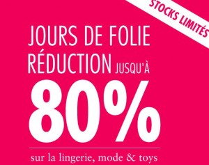 jusqu’à moins 80% sur Adam et Eve (Lingerie sexy, mode sexy et plus)