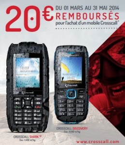 remboursement 20 euros Crosscall