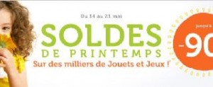 soldes flottants Avenue des jeux