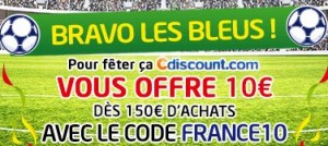 10 euros offerts pour 150 euros d’achats sur Cdiscount