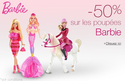 Bon plan Barbie moitié prix 