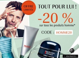 Bon plan fête des pères : -20% sur tous les parfums et soins homme Douglas