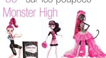 Bon plan Monster High moitié prix pendant quelques jours