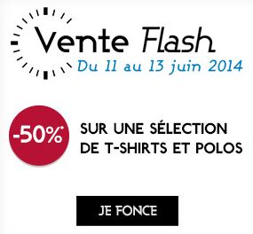 Plus de 600 t-shirts à moitie prix vente flash Galeries Lafayette