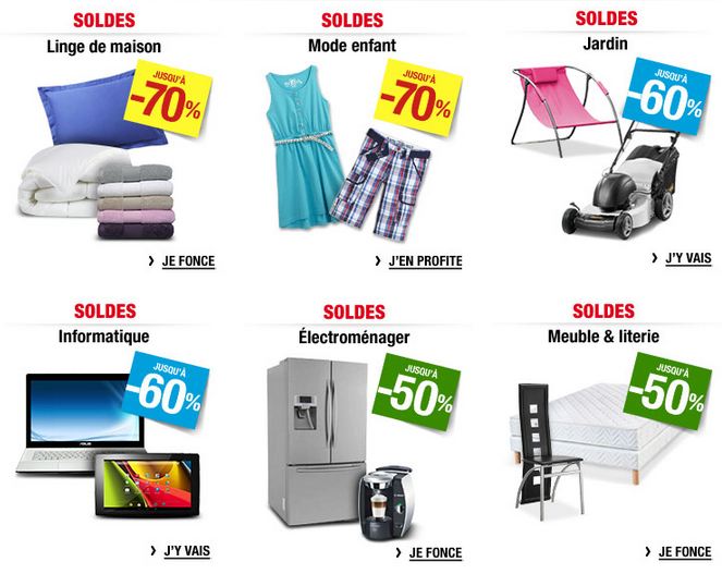 Soldes d’été Auchan 2014