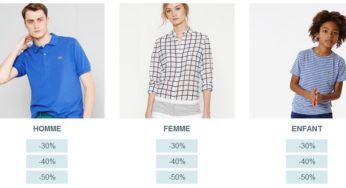 Vente Privée Lacoste ! 50% de remise avant les soldes