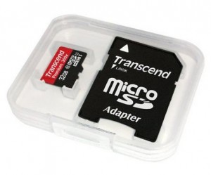 carte mémoire 32Go Transcend