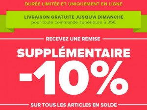 code promo remise supplémentaire sur les soldes Bata