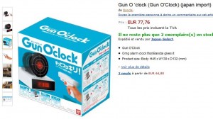 pistolet Gun O'Clock de Bandai 