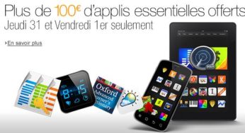 Pendant 2 jours 100 euros d’applis gratuite sur App-Shop Amazon