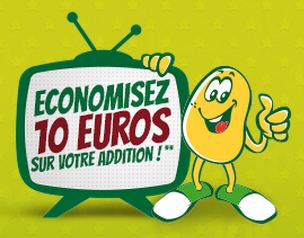 Bon de réduction La Pataterie ! 10 euros de remise sur votre addition (30 euros mini)