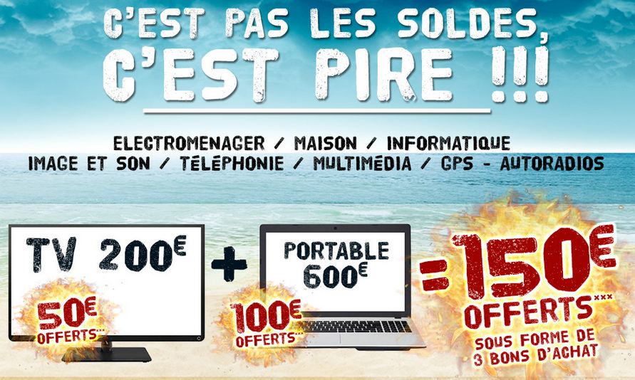 Bon plan CDiscount : 20, 50 ou 100 euros offerts sur votre achat 