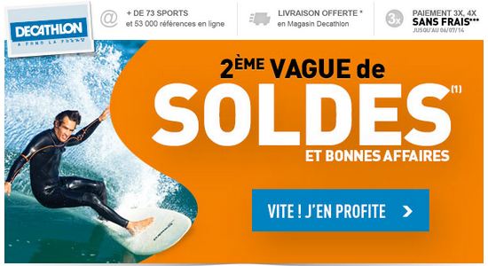 Deuxieme demarque Sport chez Decathlon