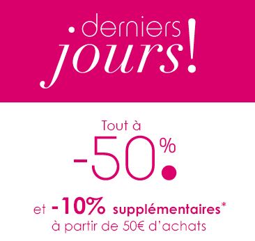 Fin des soldes Jacadi ! Tout à moins 50% + 10% suppl. dès 50 € (livraison gratuite en mag.)