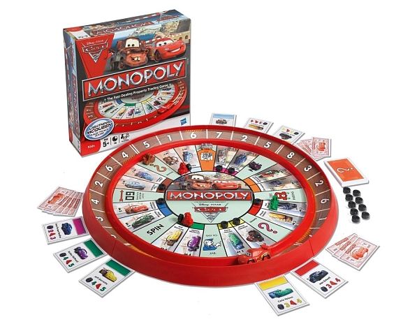 Jeu de société Monopoly Cars 2 qui revient à moins de 5 euros (après ODR) / livraison gratuite