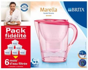 Pack carafe filtrante Brita