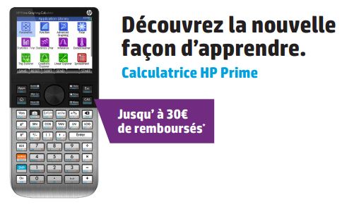 Remboursement calculatrices HP 2014