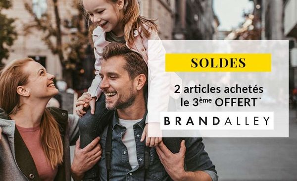 Soldes Brandalley : 2 achetés = 1 gratuit