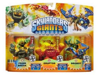 Vente flash Skylanders Giants : pack de 3 pour 6,99 euros et 9,99 euros