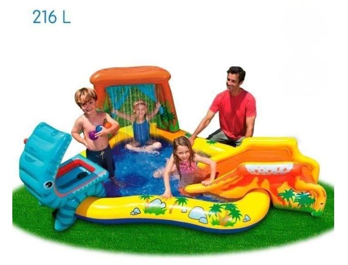 Moins de 40 euros la piscine / jeu gonflable Dinosaure Intex (20 euros de remises)