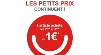 1 article acheté chez Okaïdi / Obaïbi = le 2ème et 3ème à 1 euro !