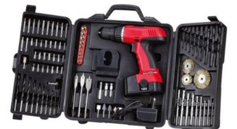 Moins de 40 euros le coffret perceuse sans fil 18V + 91 accessoires (port gratuit)