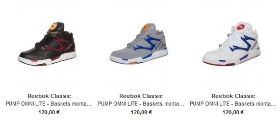 Baskets Reebok Pump Omni Lite chez Zalando