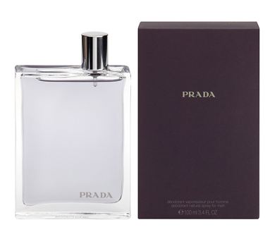 Déodorant Prada Amber homme 100 ml à 28 euros port inclus (plus de 90€ ailleurs)