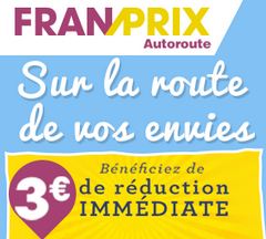 Franprix Autoroute : 3 euros de remises