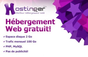 Hebergement internet gratuit sans pub Hostinger