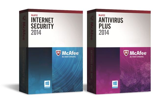 McAfee Antivirus Plus 2014 ou Internet Security 2014