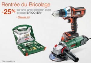 Remise immédiate de 25% sur le bricolage sans minimum d’achat sur Amazon