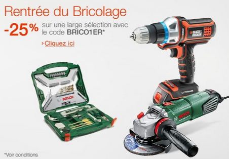 Remise immédiate de 25% sur le bricolage sans minimum d’achat sur Amazon 