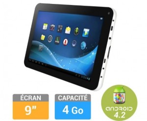 Tablette Logicom 9" 4 Go à moins de 50 euros