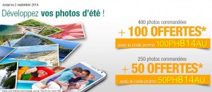 Tirage photos Auchan 250 photos 50 offertes