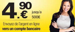 Transfert d’argent a l’etranger moins cher Western Union