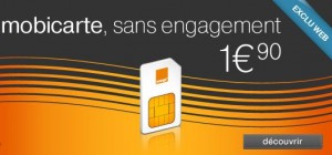 moins de 2 euros (port inclus) de téléphoner et envoyer des SMS en illimite le soir, avoir accès au point Wi-Fi d’Orange gratuit et même 5 euros de crédit de communication