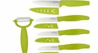 Moitié prix : moins de 25 euros le set Pradel céramique (6 couteaux + éplucheurs) Livraison gratuite ! (plusieurs couleurs)