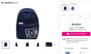 sac Borne de DC Shoes Sarenza