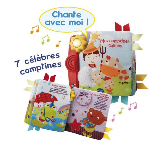 Remboursement de 5 euros sur l’achat d’un Livre enchanté ou Comptines Câlines de Vtech Baby