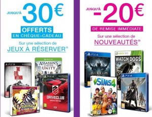Bon plan jeux vidéo