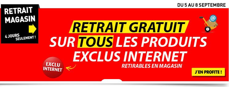 Conforama retrait gratuit en magasin 