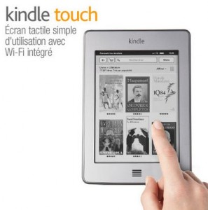 Kindle Touch 6 pouces reconditionnée d’Amazon à 49 euros