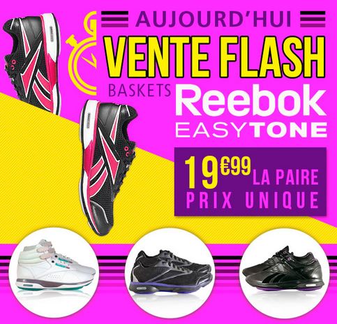 baskets EasyTone Reebok à moins de 20 euros