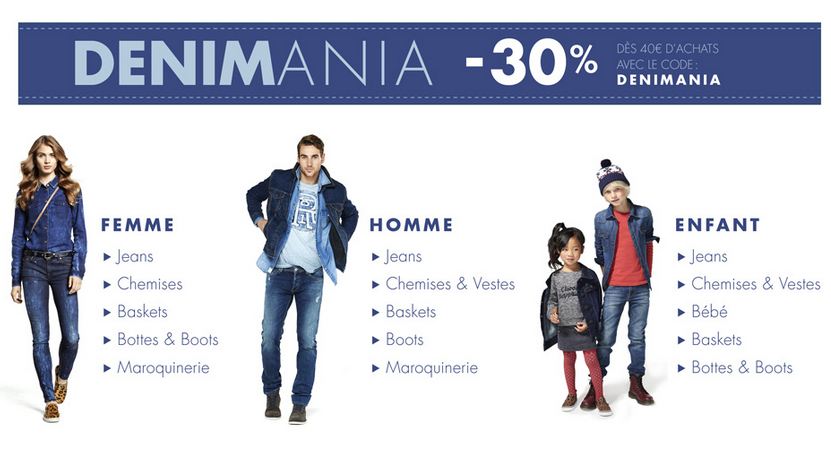 bon plan code promo Amazon DENIM