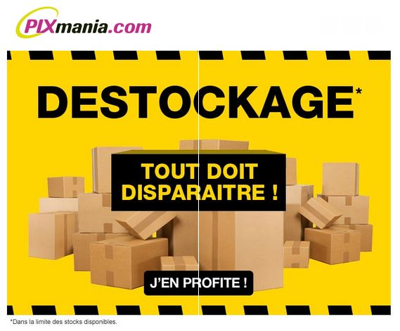 destockage Pixmania