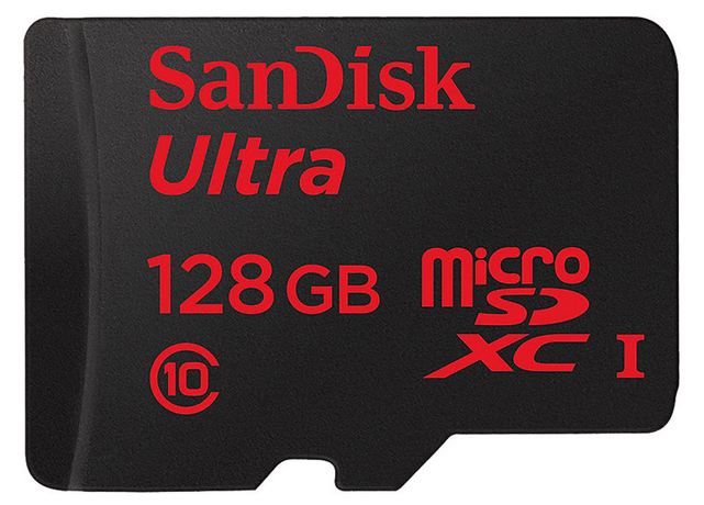 microSDXC 128 Go SanDisk Ultra Android à moins de 70 euros