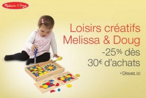 remise sur les jeux et loisirs créatifs Melissa & Doug